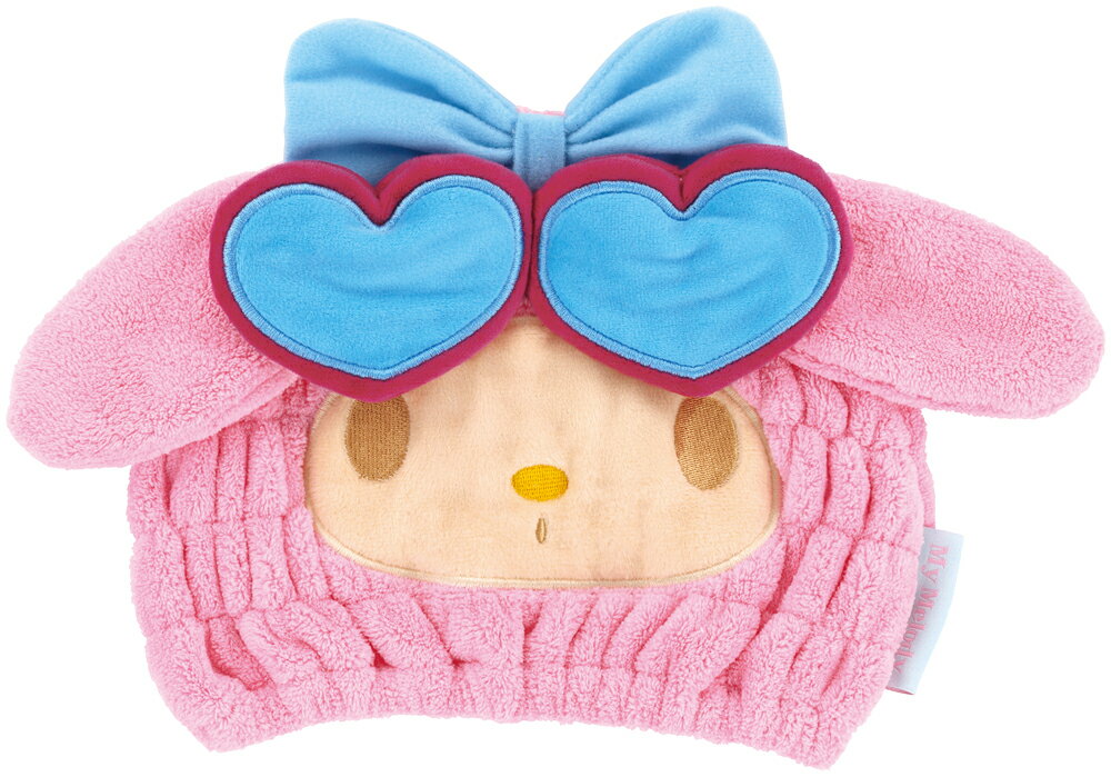 サンリオ　マイメロディ 日焼け　タオルキャップ 吸水 速乾 キャラクター ヘアキャップ