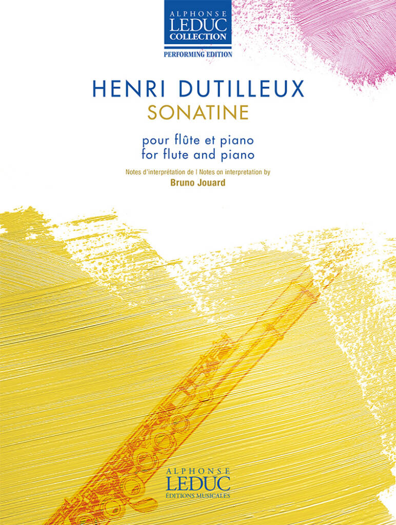 【輸入楽譜】デュティユー, Henri: フルート・ソナチネ/Jouard編