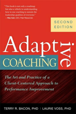Rich in detail from the authors' work with clients in Fortune 500 companies, "Adaptive Coaching" offers a unique client-centered focus on how people prefer to be coached. In this completely revised second edition, authors Bacon and Voss deliver the tools and techniques coaches need to identify clients' real needs, understand and adapt to different coaching style preferences, manage the dialogue, and help clients change. In addition, the authors identify the eight distinct coaching styles.