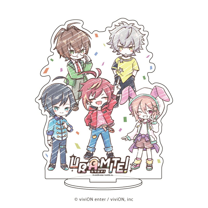 キャラアクリルフィギュア「URAMITE!」06/集合デザイン(グラフアートイラスト)【グッズ】