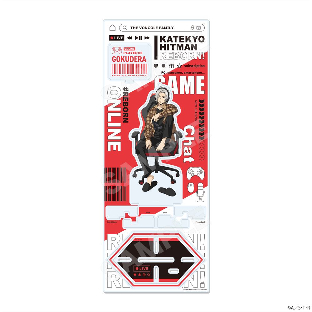 家庭教師ヒットマンREBORN！ ゲーム配信者風ver． アクリルスタンド（L） ／02 獄寺隼人