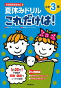 夏休みドリル これだけは！　小学3年 [ 長嶋　清 ]