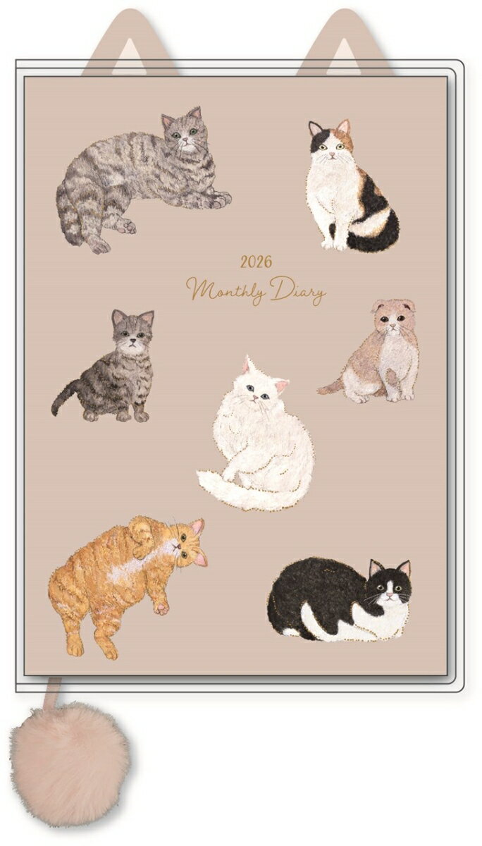 26D/M401 A6マンスリーダイカットネコ/GYBE