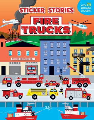 ŷ֥å㤨Fire Trucks STICKERS-FIRE TRUCKS Sticker Stories [ Edward Miller ]פβǤʤ1,188ߤˤʤޤ