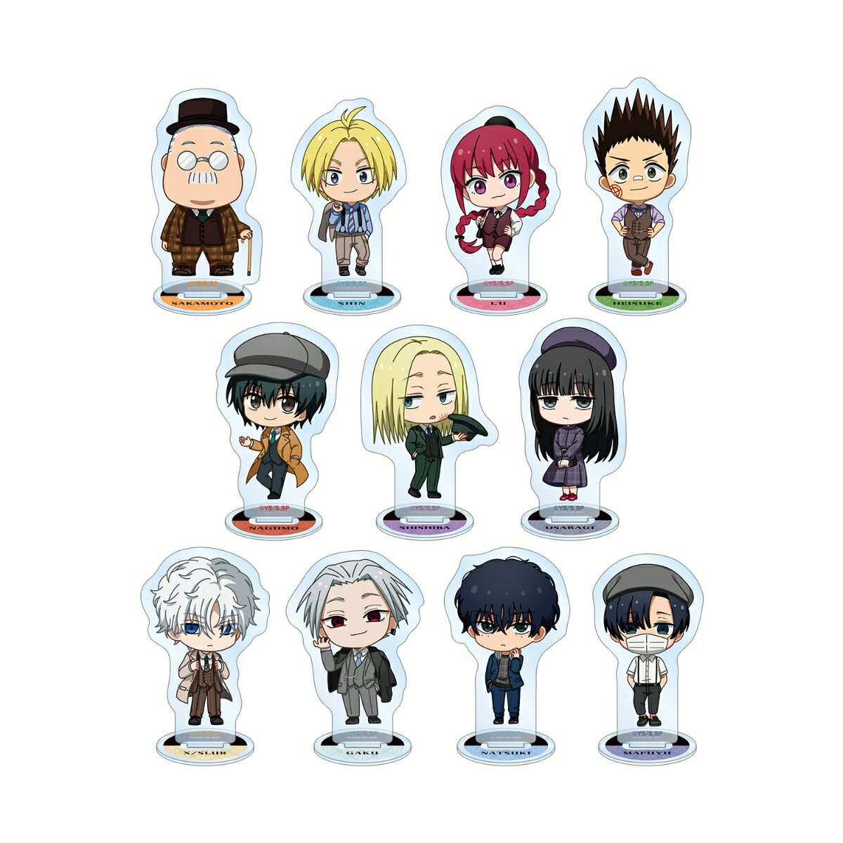 TVアニメ『SAKAMOTO DAYS』トレーディング ちびキャラ 英国風ver. アクリルスタンド(BOX＝11入)