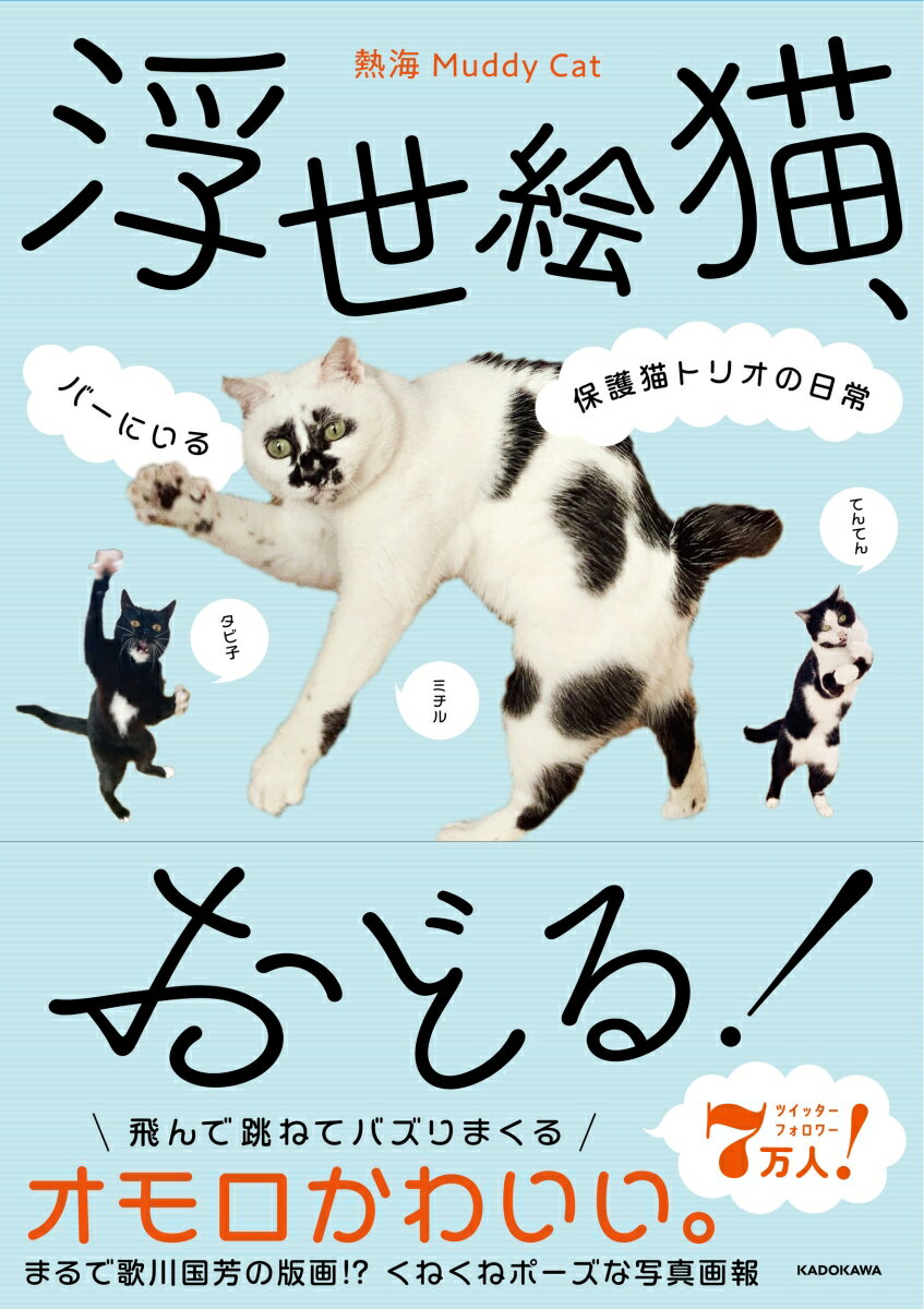 浮世絵猫 おどる バーにいる保護猫トリオの日常 [ 熱海 Muddy Cat ]