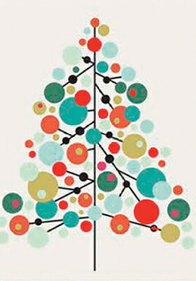 Ornamental Tree Small Boxed Holiday Cards (20 Cards, 21 Self-Sealing Envelopes) ORNAMENTAL TREE SMALL BOXED HO 