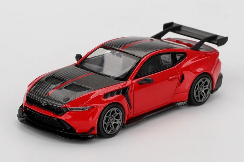 1/64スケールで新旧スポーツカーやレーシングカーを精密にモデル化しているMINI GTの新作として、「フォード マスタング GTD」が登場。
マスタングGTDは2024年のル・マン24時間レースに参戦した「マスタングGT3」のコンセプトから開発されたモデルです。

Prototype Sample-Approval Pending　版権元監修中、写真はサンプルのため実際の商品と異なる場合がございます。

※こちらの商品には「チェイスカー（限定色）」が封入されている場合がございます。商品はランダムにお届けするためカラーはお選びいただけません。
※本案内に記載のパッケージサイズや素材は予告なく変更される場合がございます。予めご了承ください。
※メーカー都合により大幅な発売延期や発売中止が発生する場合がございます。予めご了承ください。

・ホビー系商品についての諸注意
メーカー都合により発売の大幅な延期が発生する可能性がございます。
予約商品についてはメーカーから順次入荷次第の発送となります。メーカー公表の発売日とは異なる場合がございますのでご了承ください。【対象年齢】：
