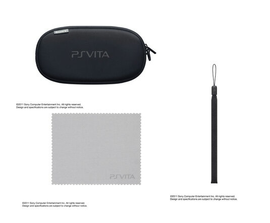 PlayStation Vita 専用 トラベルポーチ (クロス&ストラップ付)