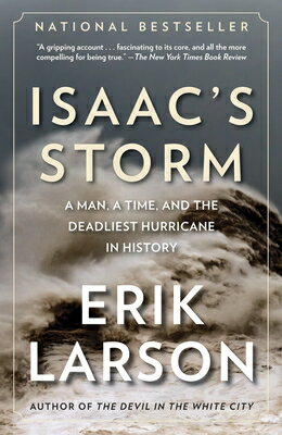 September 8, 1900, began innocently in the seaside town of Galveston, Texas. Even Isaac Cline, resident meteorologist for the U.S. Weather Bureau, failed to grasp the true meaning of the strange deep-sea swells and peculiar winds that greeted the city that morning. Mere hours later, Galveston found itself submerged by a monster hurricane that completely destroyed the town and killed over 6,000 people in what remains the greatest natural disaster in American history -- and Isaac Cline found himself the victim of a devastating personal tragedy.Using Cline's own telegrams, letters, and reports, the testimony of scores of survivors, and our latest understanding of the science of hurricanes, Erik Larson builds a chronicle of one man's heroic struggle and fatal miscalculation in the face of a storm of unimaginable magnitude. Thrilling, powerful, and unrelentingly suspenseful, Isaac's Storm is the story of what can happen when human arrogance meets the uncontrollable force of nature.