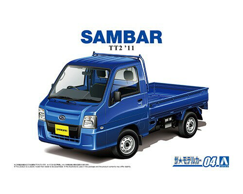 ザ☆モデルカー 1/24 スバル TT1 サンバートラック WRブルーリミテッド ’11 【No.4】 (プラモデル)
