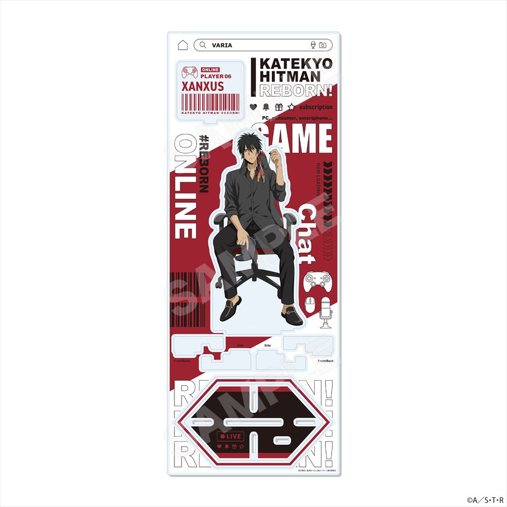 家庭教師ヒットマンREBORN！ ゲーム配信者風ver． アクリルスタンド（L） ／06 XANXUS
