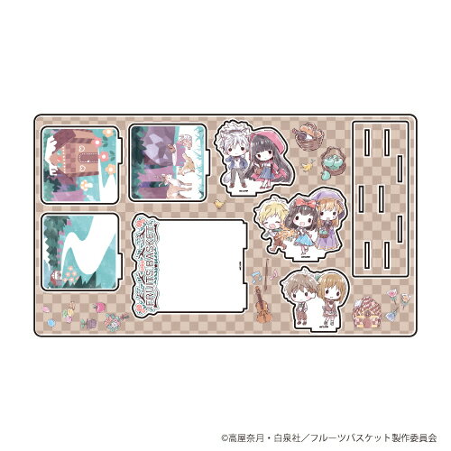 プレミアム アクリルジオラマプレート「フルーツバスケット」02/Bデザイン 童話ver.(グラフアート)【グッズ】