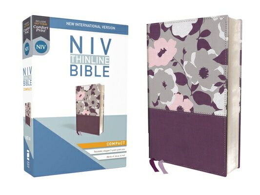 NIV, Thinline Bible, Compact, Imitation Leather, Purple, Red Letter Edition NIV THINLINE BIBLE COMPACT IMI 