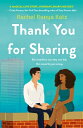 Thank You for Sharing THANK YOU FOR SHARING [ Rachel Runya Katz ]