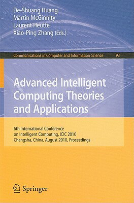 This book constitutes the proceedings of the 6th International Conference on Advanced Intelligent Computing, held in Changsha, China, in August 2010.