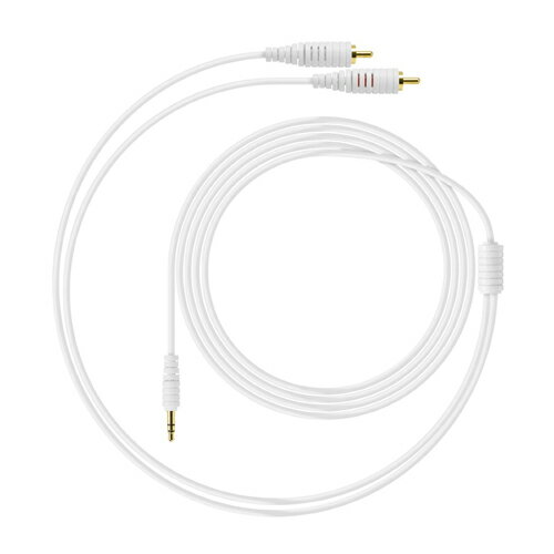 オーディオ変換ケーブル ステレオミニ(3.5mm) - RCA×2(L&R) 2.5m ホワイト SSN25RPWH