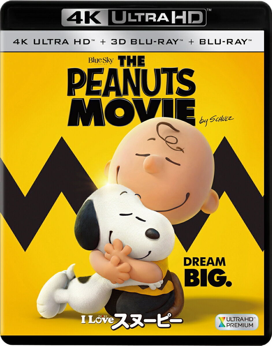 I LOVE スヌーピー THE PEANUTS MOVIE(4K ULTRA HD＋3D＋2Dブルーレイ／3枚組)【4K ULTRA HD】【3D Blu-ray】 ノア シュナップ