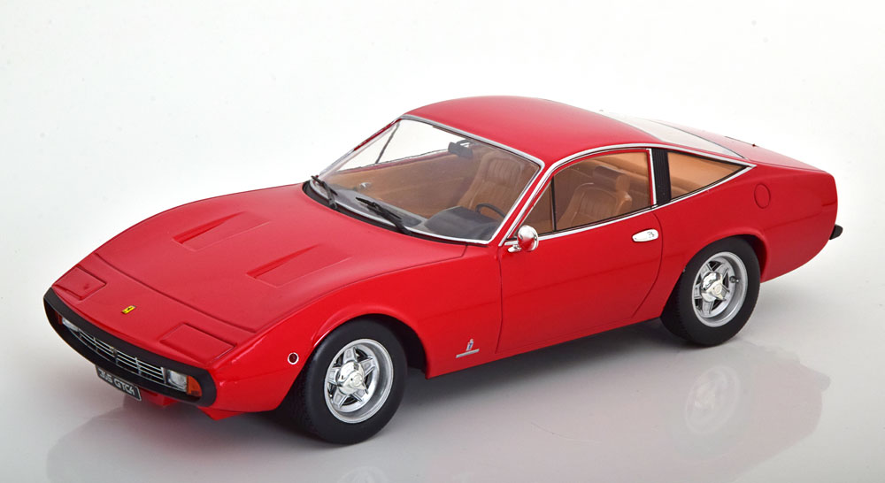 KK Scale 1/18 Ferrari 365 GTC4 1971 レッド（再生産） 【KKDC180285】 (ミニカー)