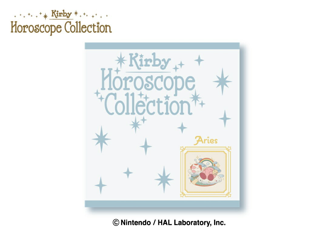 星のカービィ KIRBY ホロスコープ・コレクション ジャガードハンドタオル 1おひつじ座