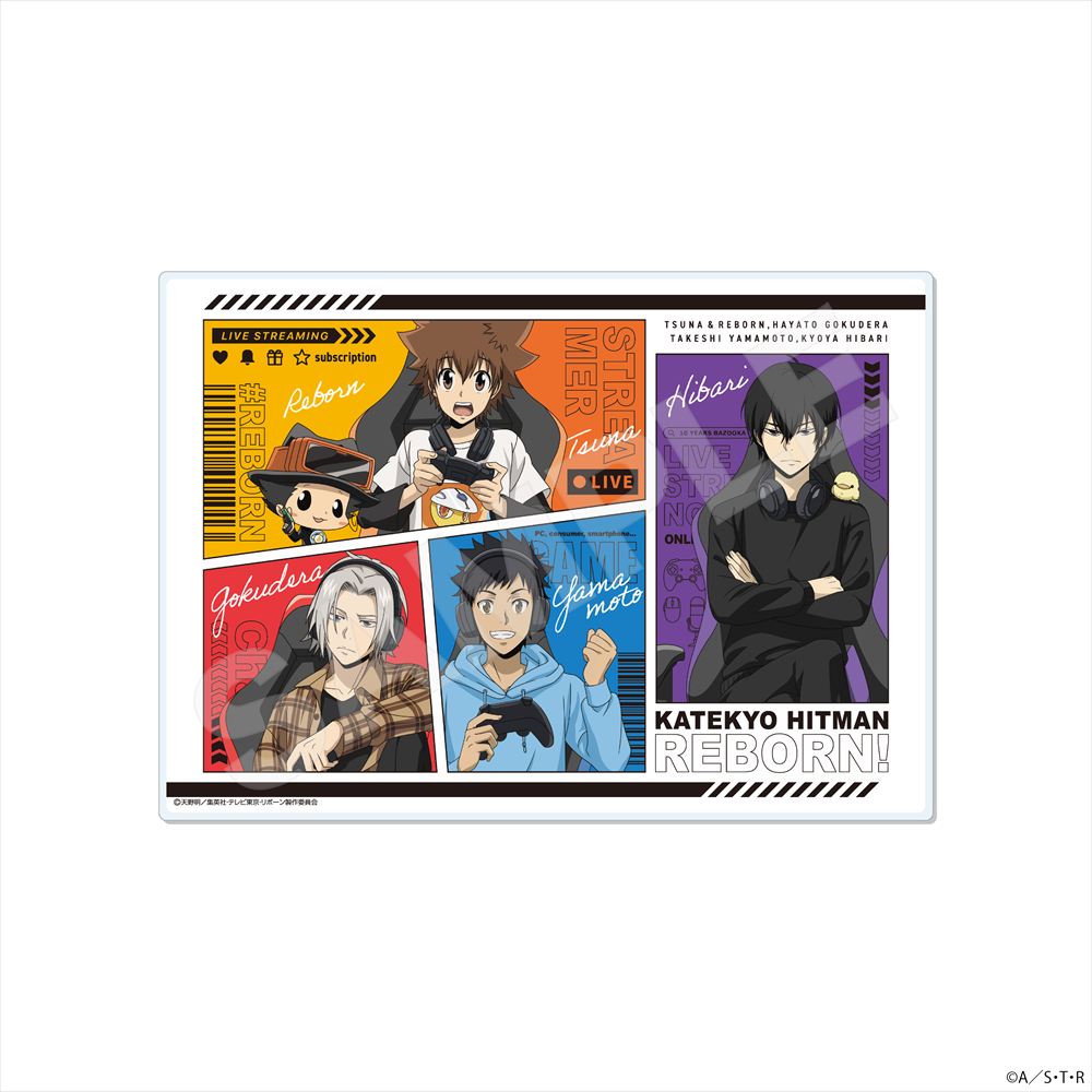 家庭教師ヒットマンREBORN！ ゲーム配信者風ver． アクリルボード ／01 A