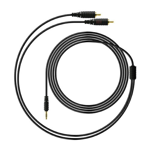 オーディオ変換ケーブル ステレオミニ(3.5mm) - RCA×2(L&R) 2.5m ブラック SSN25RPBK