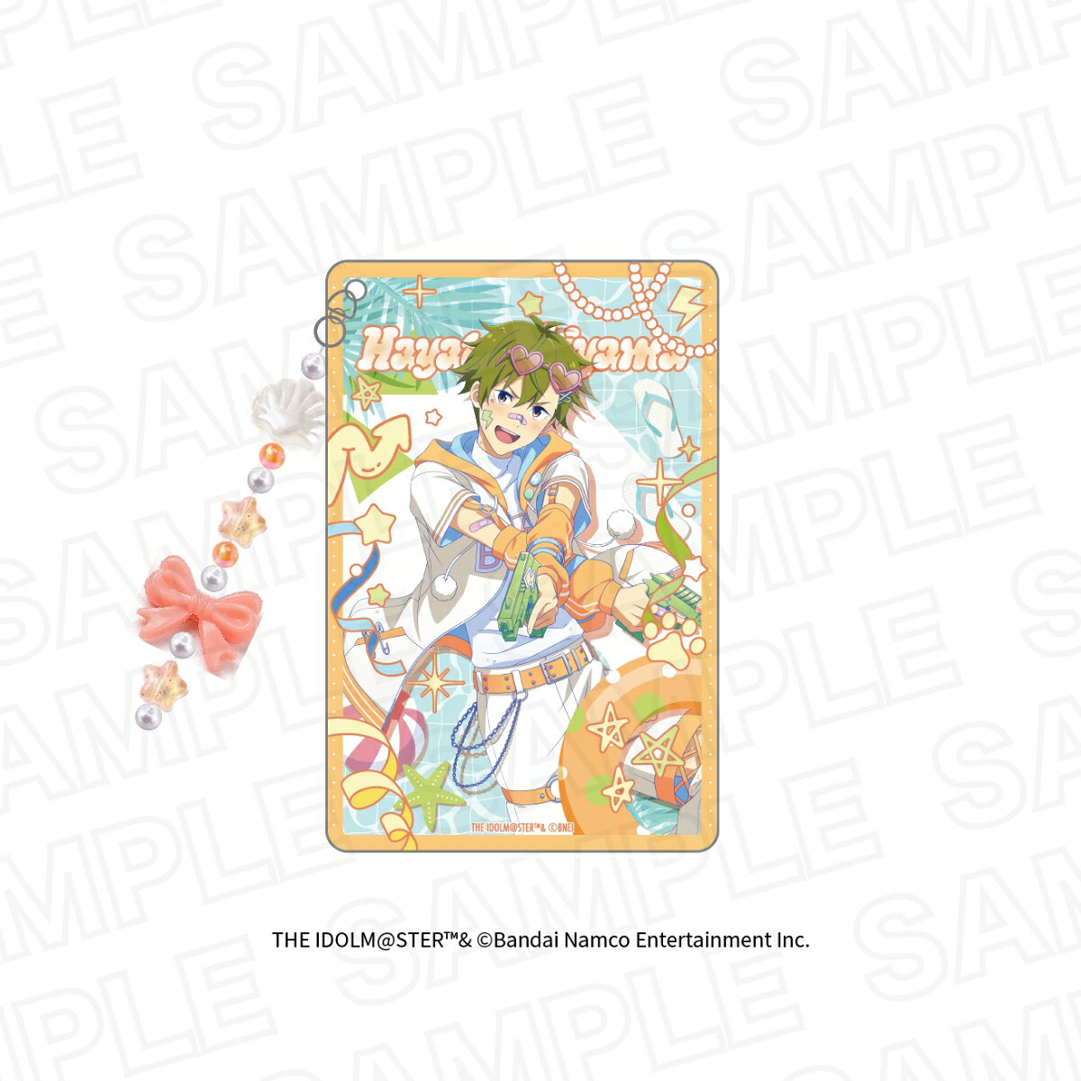 アイドルマスター SideM　ビーズチャーム付きレイヤードアクリルブロック 秋山 隼人