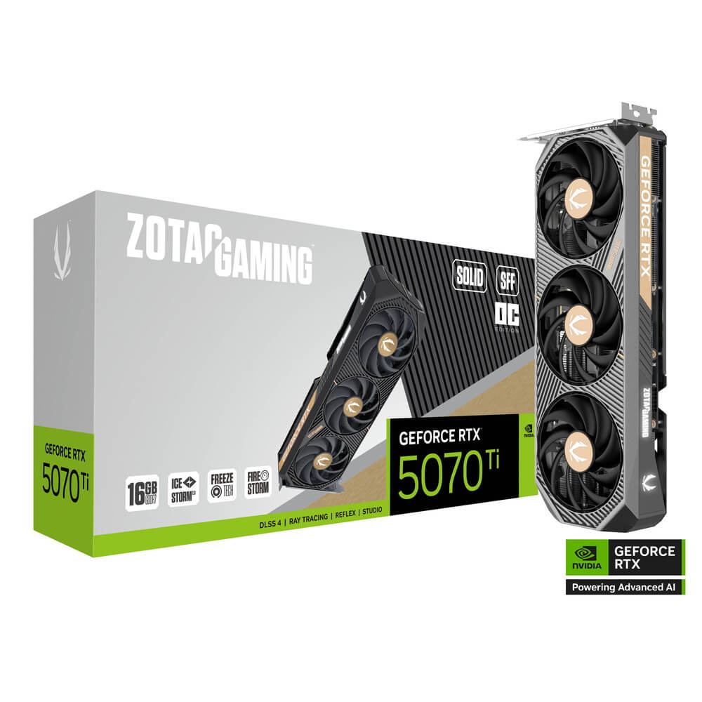 ZOTAC GAMING GeForce RTX 5070 Ti SOLID SFF OC 16GB GDDR7（楽天・楽天ブックス）