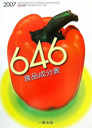 646食品成分表（2007）