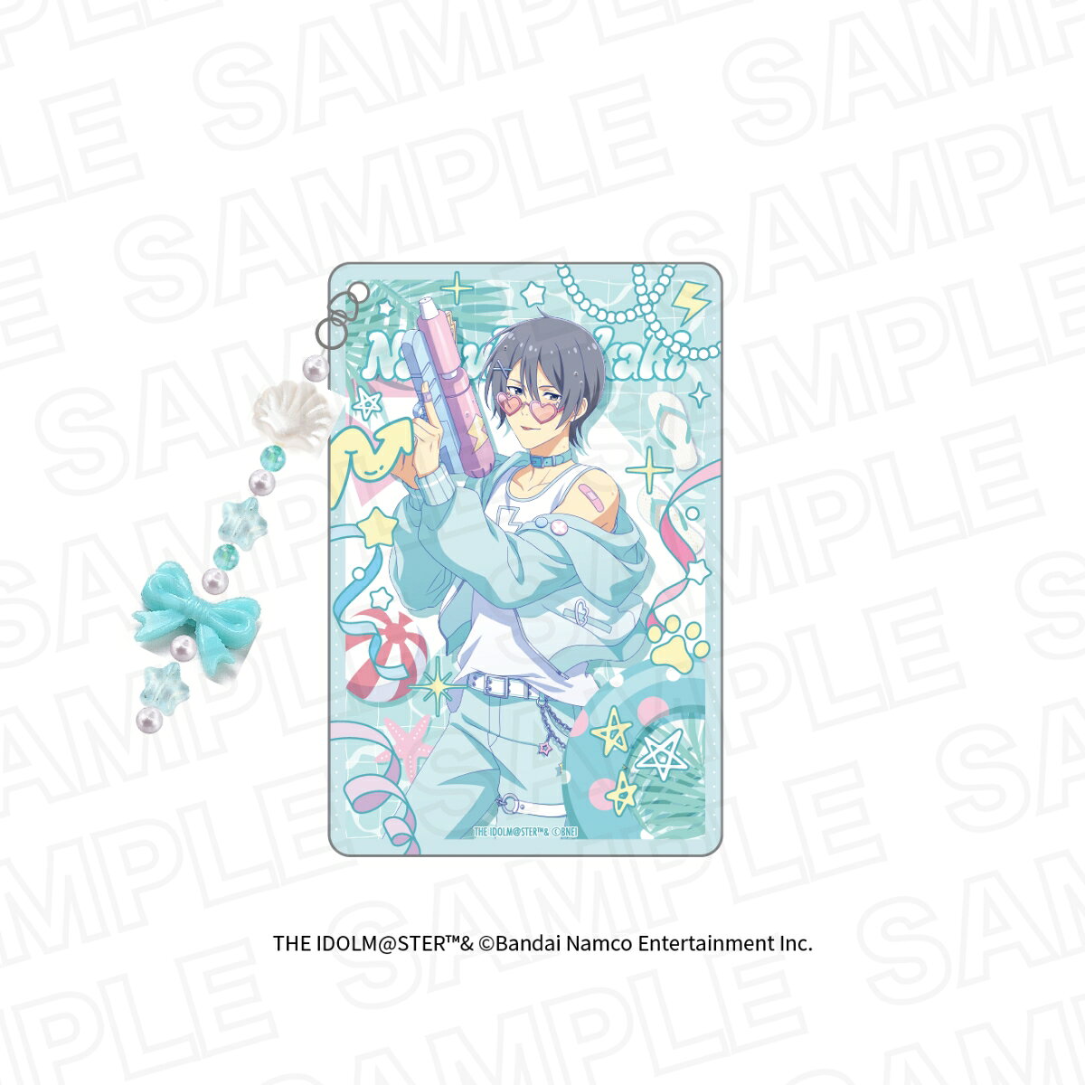 アイドルマスター SideM　ビーズチャーム付きレイヤードアクリルブロック 榊 夏来