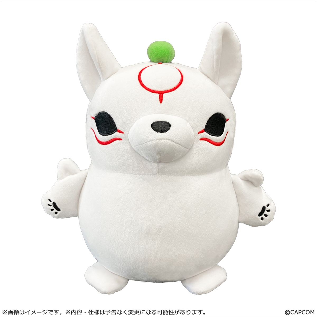 「大神」から20周年記念 もちカワぬいぐるみ アマテラス（中）が登場！【対象年齢】：15歳以上【商品サイズ (cm)】(幅×高さ×奥行）：25×27.5×19