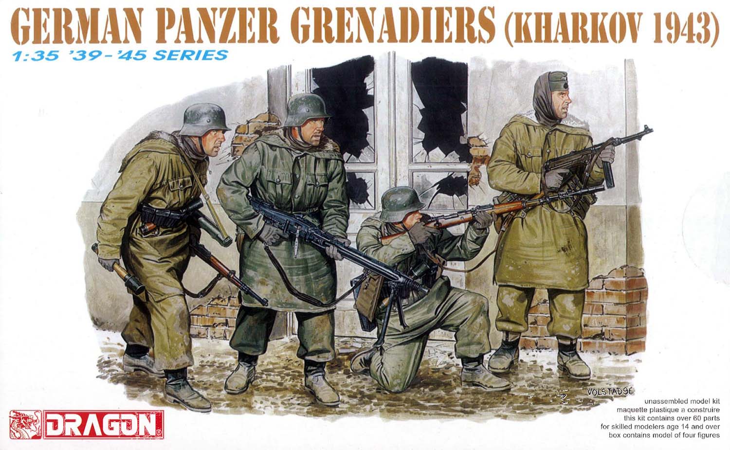 ドラゴン 1/35 WW.II ドイツ武装親衛隊 冬季装備の装甲擲弾兵 ハリコフ 1943 【DR6059】 (プラモデル)