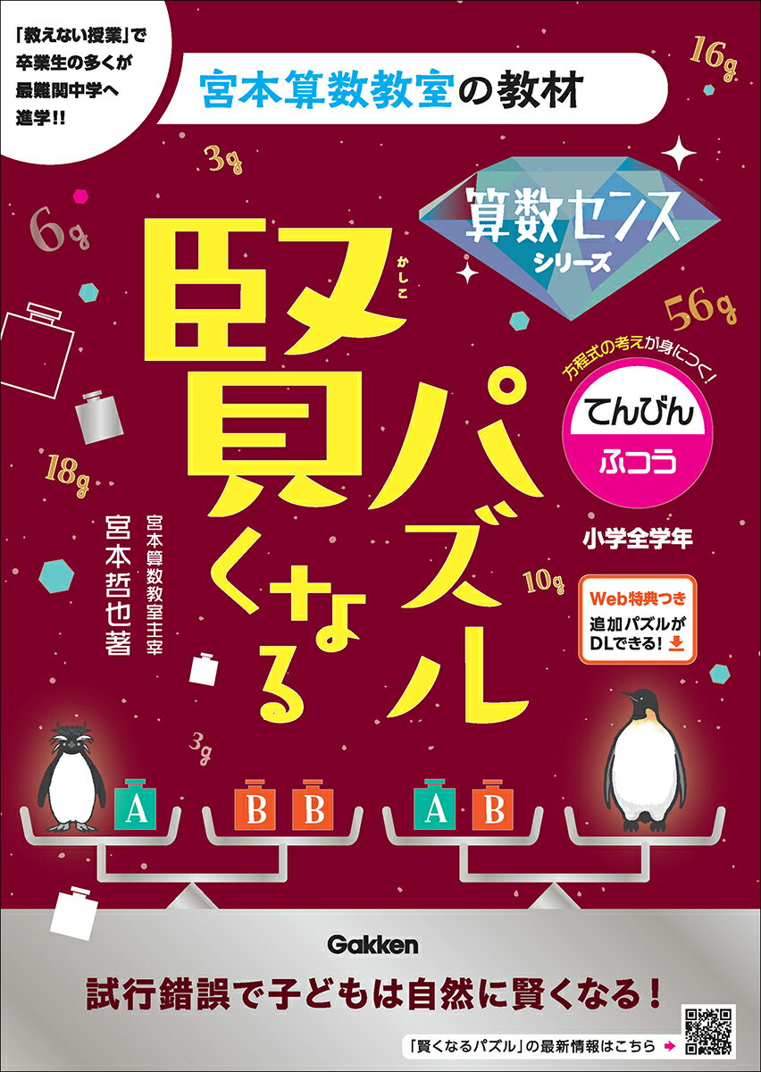 賢くなるパズル　算数センスシリーズ　てんびん・ふつう