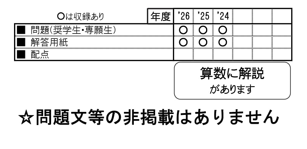 九州学院中学校（2027年春受験用） （熊本県公立・私立中学校入学試験問題集） book-21956972 楽天ブックス サンプル画像2