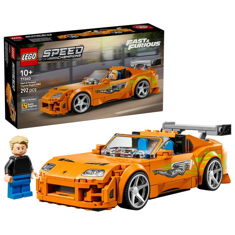 レゴ(LEGO) スピードチャンピオン Fast and Furious Toyota Supra MK4 77260 おもちゃ 玩具 プレゼント 10歳 11歳 12歳