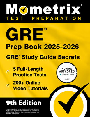 GRE Prep Book 2025-2026 - 5 Full-Length Practice Tests, 200+ Online Video Tutorials, GRE Study Guide GRE PREP BK 2025-2026 - 5 FULL [ Matthew Bowling ]