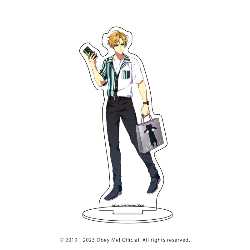 キャラアクリルフィギュア「Obey Me!」53/サタン 夏服ver.(描き下ろしイラスト)【グッズ】