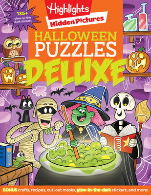 Halloween Puzzles Deluxe HIDDEN PICTURES HALLOWEEN PUZZ （Highlights Hidden Pictures） 