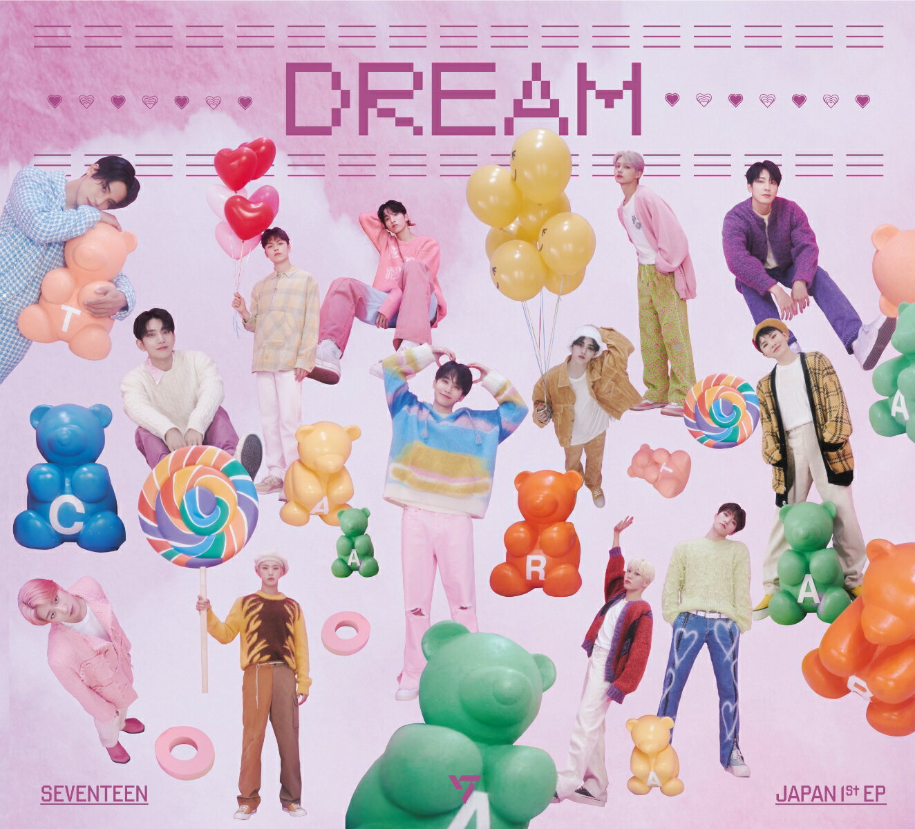 【楽天ブックス限定先着特典+先着特典】SEVENTEEN JAPAN 1ST EP 「DREAM」 (初回限定盤C CD＋BOOK)(ジャケット写真マグネットシート+「オフラインイベント」応募抽選券)