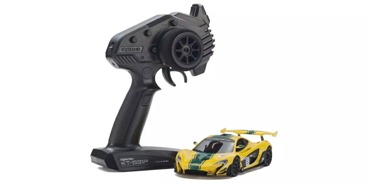 MINI-Z MR04RWD r/s McLaren P1 GTR イエロー／グリーン 【32375YG】 (ホビーラジコン 完成品)