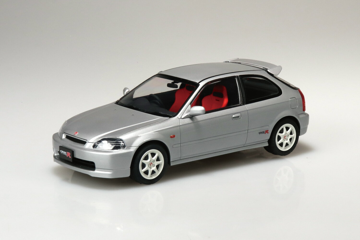 楽プラ スナップカー 1/24 EK9 シビック タイプR 1997 ボーグシルバーメタリック 【09-VS】 (プラモデル)