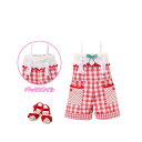 1/6スケール用ウェア BonBons チェリー&ギンガムショートオールインワンセット レッド 【BBS003-RED】 (ドール)