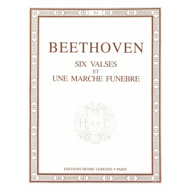 ベートーヴェン, Ludwig van: 6つのワルツと葬送行進曲 