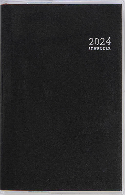 2024年　手帳　4月始まり　No.844　ビジネス手帳 〈小型版〉 2　　[黒]高橋書店　手帳判　　ウィークリー