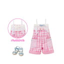 1/6スケール用ウェア BonBons チェリー&ギンガムショートオールインワンセット ピンク 【BBS003-PNK】 (ドール)