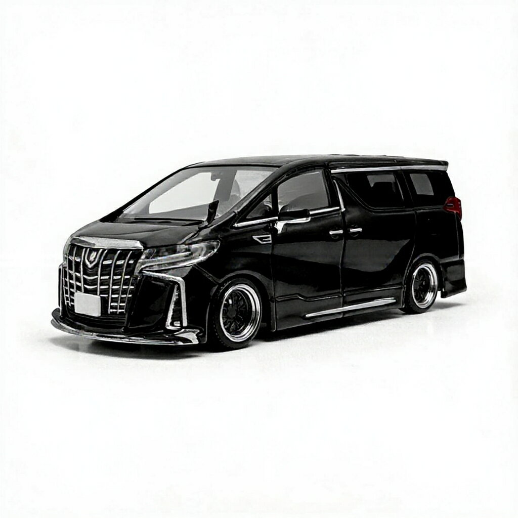 MODEL MODEL 1/64 トヨタアルファード カスタムバージョンブラック 【MM64-Alphard-001】 (ミニカー)