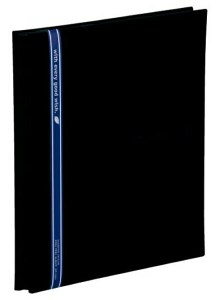 セキセイ アルバム フリー ハーパーハウス ミニフリーアルバム 黒台紙 20ページ 布 ブラック XP-1001