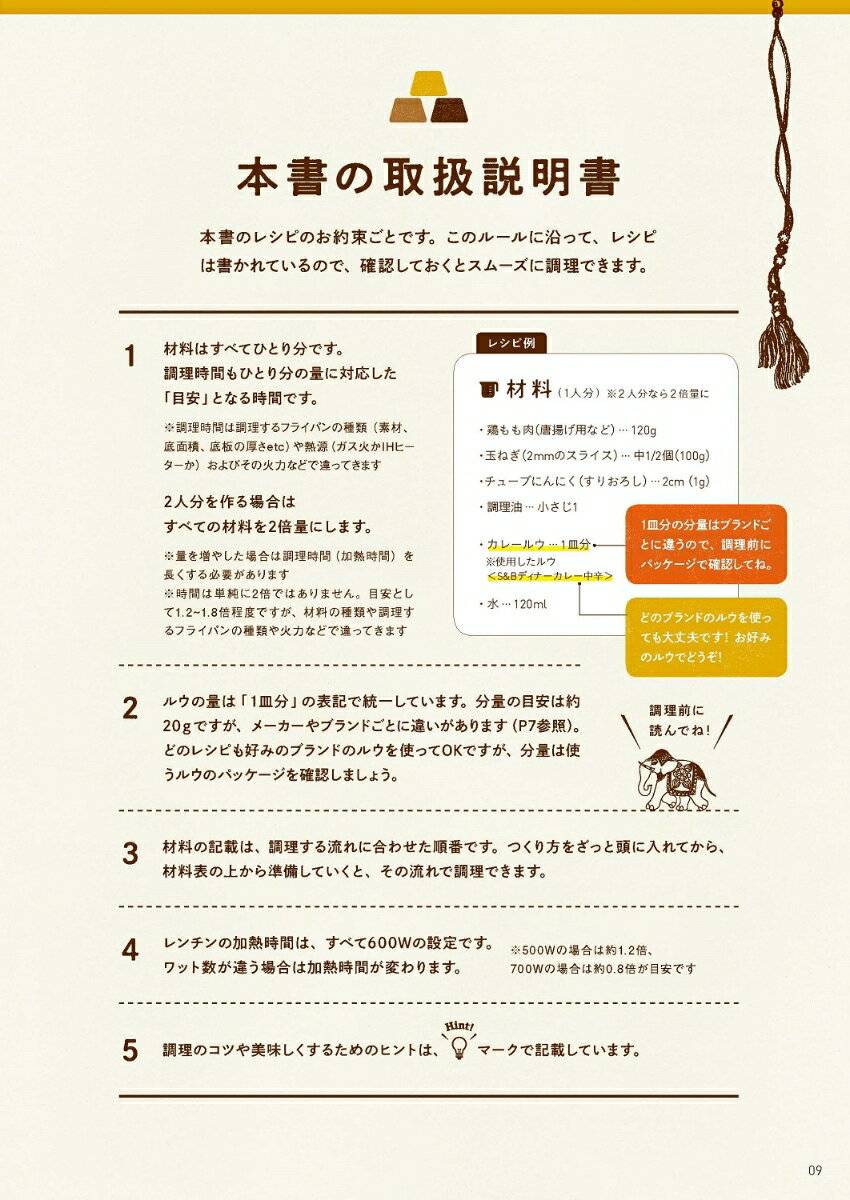 ひとり分の極旨ルウカレー (サクラムック) [...の紹介画像3