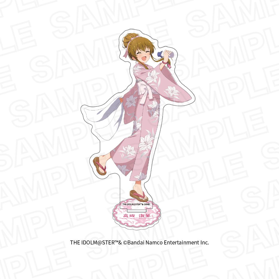 アイドルマスター ミリオンライブ！　ほ？っとひと息 銭湯HANABI団ver.　描き下ろしアクリルスタンド　高坂 海美