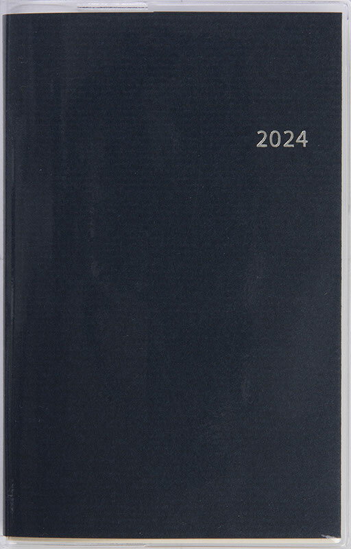 2024年 手帳 4月始まり No.847 ビジネス手帳 小型版 3 [ネイビー]高橋書店 手帳判 ウィークリー ビジネス手帳 小型版 